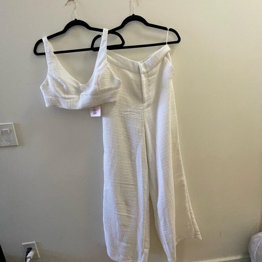 Showpo Adelaide white two piece set